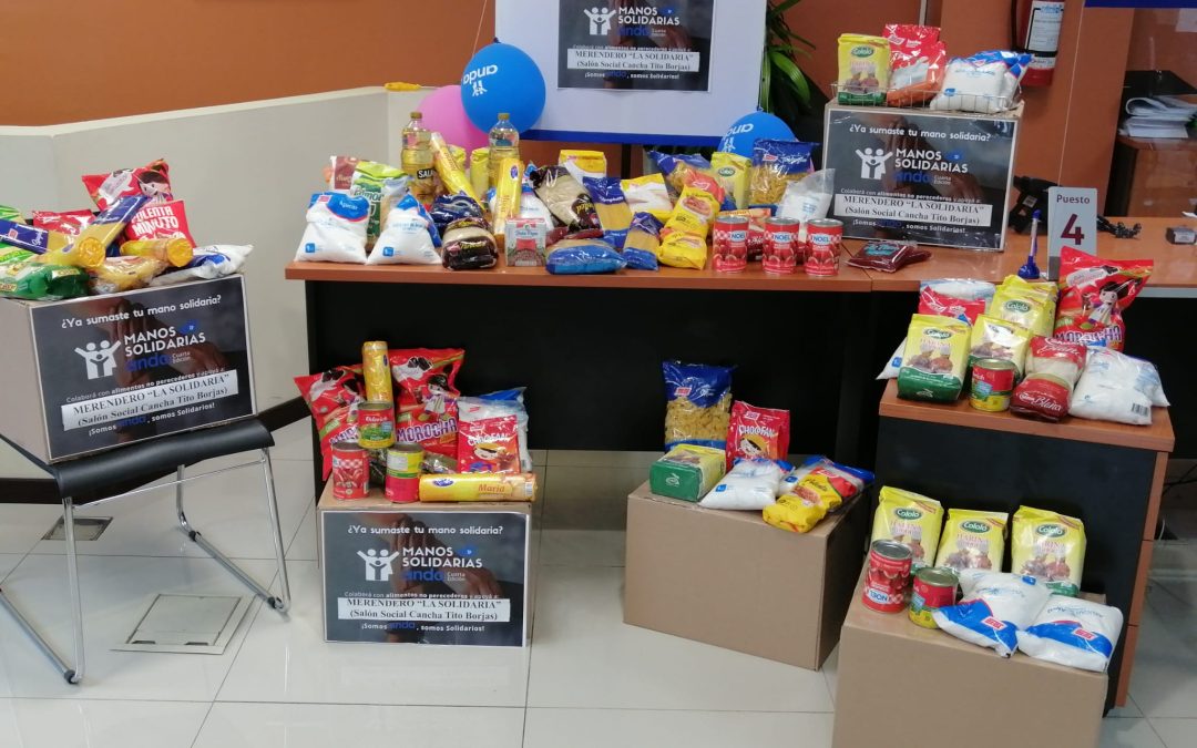“Manos Solidarias ANDA” celebró su cuarta edición donando canastas de alimentos